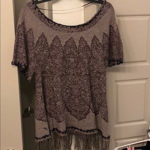 Free people short sleeve sweater